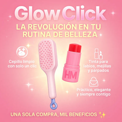 GlowClick™ Cepillo Retráctil + Tinta Mágica que no mancha.